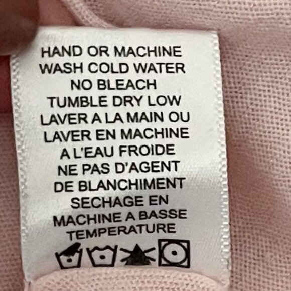 Wildfox Oversized Maxwell Pink Lace Up Half Sleeve Over1/2 sized Top NWT - Picture 8 of 8